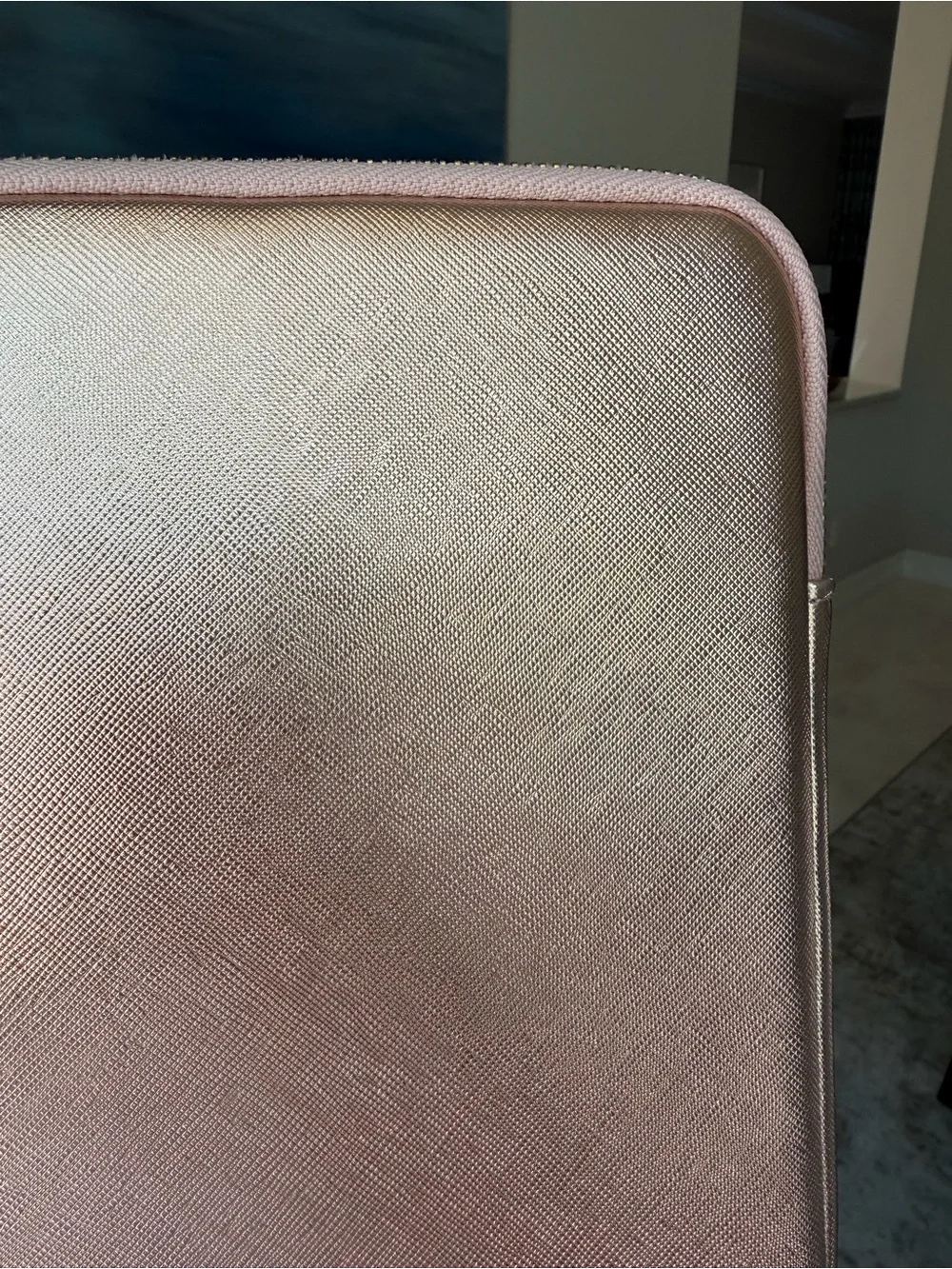 Kate Spade Metallic Rose Gold Laptop Sleeve (For up to 15” Laptops)